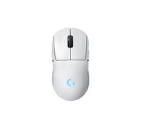 Logitech G PRO 2 LIGHTSPEED Wireless Gaming Mouse, Right- or Left-Handed Mouse with up to 4 Customisable and Switchable Magnetic Side Buttons, 44K DPI Sensor, USB-C Charging, for PC/Mac - White