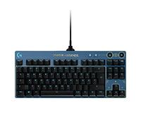 Logitech G PRO Mechanical Gaming Keyboard - Portable and No Number Keypad, Removable USB Cable, LIGHTSYNC RGB Illuminated Keys, Official League of Legends Edition