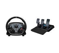 Logitech G PRO Racing Wheel, Direct Drive 11 Nm Force, TRUEFORCE Feedback + PRO Racing Pedals with 100kg Load Cell Brake, Fully Customisable + RS Shifter Handbrake, Playstation & PC - Black