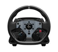Logitech G PRO Racing Wheel, PC, Simulated Steering Wheel, Direct Drive 11 Nm Force, TRUEFORCE Feedback, Magnetic Gear Shift Paddles, Dual Clutch, OLED Display, Quick Release, PRO Button Layout - Black