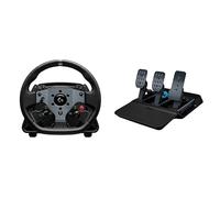 Logitech G PRO Racing Wheel, Sim Steering Wheel with Direct Drive 11 Nm + PRO Racing Pedals, Load Cell Brake + Playseat Trophy G Edition - for PS5, PS4 & PC - Black