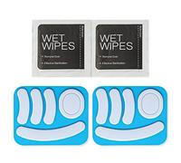 Logitech G PRO Superlight Wireless Gaming Mouse Replacement Kit - 2 Rounded Curved Edges Glide Feet, PTFE Material, White