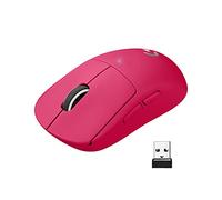 Logitech G PRO SUPERLIGHT Wireless Gaming Mouse, Ultra Lightweight 63 g, HERO 25K Sensor, 25,600 DPI, 5 Programmable Buttons, On-Board Memory, esports, Compatible with PC/Mac, Magenta, 910-005956