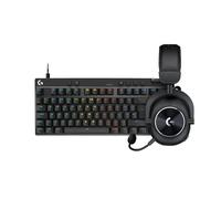 Logitech G PRO X 2 LIGHTSPEED Wireless Gaming Headset, Bluetooth, USB, 3.5 mm + PRO X TKL RAPID Tenkeyless Wired Gaming Keyboard With Magnetic Analog Switches, Rapid Trigger, RGB Lighting, PC - Black