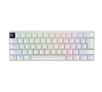 Logitech G PRO X 60 LIGHTSPEED Wireless Gaming Keyboard, QWERTY US International Layout, Tactile - White