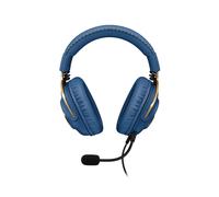 Logitech G PRO X Gaming Headset - Blue VO!CE, Removable Microphone, Memory Foam Ear Cushions, DTS 7.1, PRO G 50 Transducers