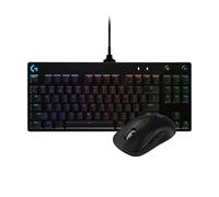 Logitech G PRO X SUPERLIGHT 2 SE wireless gaming mouse, 60g, 44K DPI, 888+ IPS, 1 kHz polling + PRO Mechanical Gaming Keyboard (UK QWERTY), Tenkeyless, Clicky Switches, RGB Backlit, PC/Mac - Black
