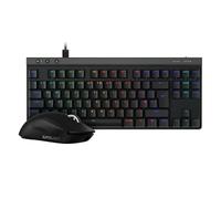 Logitech G PRO X SUPERLIGHT 2 Wireless Gaming Mouse, 60gr, 8K, 44K DPI, USB-C + G515 RAPID TKL Low-Profile Wired Gaming Keyboard, QWERTY UK - Black