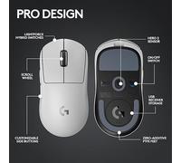 Logitech G PRO X Superlight 2 Wireless Gaming Mouse - White Lightspeed ProX GM