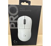 Logitech G PRO X SUPERLIGHT 2 LIGHTSPEED Wireless Gaming Mouse, Lightweight, LIGHTFORCE Hybrid Switches, HERO 2 Sensor, 32,000 DPI, 5 Programmable Buttons, USB-C Charging, PC & Mac - White, New