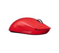 Logitech G PRO X SUPERLIGHT Wireless Gaming Mouse | HERO 25K Sensor, Ultra-light 63g, 5 Programmable Buttons, 70h Battery Life, Zero Additive PTFE Feet, PC/Mac - Red