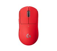Logitech G PRO X SUPERLIGHT Wireless Gaming Mouse, HERO 25K Sensor, Ultra-light with 63g, 5 Programmable Buttons, 70 hours Battery Life, Zero Additive PTFE Feet, PC/Mac - EER - Red