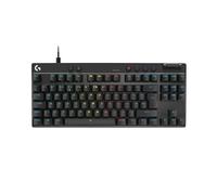 Logitech G PRO X TKL Rapid Tenkeyless Wired Gaming Keyboard, Magnetic Analog Switches, Trigger Mode, Adjustable Actuation, and Customisable RGB Lighting, QWERTY UK English Layout - Black