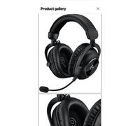 LOGITECH G PRO X Wireless 7.1 Gaming Headset - Black, Black