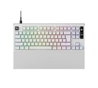 Logitech G PRO X2 RAPID Wired Gaming Keyboard Magnetic Analog Switches, Rapid Trigger, OLED Display, 8 kHz Polling, Palm Rest, Detachable USB-C - Black