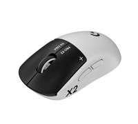 Logitech G PRO X2 SUPERSTRIKE LIGHTSPEED Wireless Gaming Mouse, Ultra-Fast Performance, Ultra Lightweight (61 g), Customizable Click Haptics, USB-C charging, for PC/Mac/Laptop - White