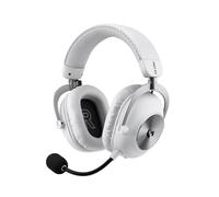 Logitech G PRO X3 LIGHTSPEED Gaming Headset - White | 48 kHz Mic, 50 mm Graphene Drivers, 7.1 Surround, Bluetooth, PC, PS5