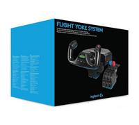 Logitech G Saitek Pro Flight Yoke System, Professional Simulation And Throttle Quadrant, 3 Modes, 75 Programmable Controls