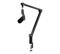 Logitech G Yeticaster GX Dynamic Supercardioid Gaming Microphone With Boom Arm, RGB Lighting and LIGHTSYNC, Broadcast-Style USB Mic for PC and Mac, Use for Recording and Streaming - Black