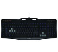 Logitech G105 keyboard Gaming USB Russian Black