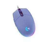 Logitech G203 LIGHTSYNC Gaming Mouse with Customizable RGB Lighting, 6 Programmable Buttons, Gaming Grade Sensor, 8K DPI Tracking, Lightweight - Lilac