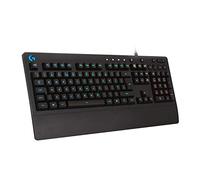 Logitech G213 Prodigy Gaming Keyboard, LIGHTSYNC RGB Backlit Keys, Spill-Resistant, Customizable Keys, Dedicated Multi-Media Keys, QWERTY US INTL Layout - Black