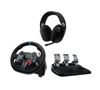 Logitech G29 Steering Wheel + G321 Headset Bundle For PS & PC - Black