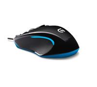 Logitech G300s Wired Gaming Mouse, 2,5K Sensor, 2,500 DPI, RGB, Lightweight, 9 Programmable Controls, On-Board Memory, Compatible with PC/Mac - Black