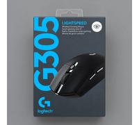 Logitech G305 LIGHTSPEED Wireless Gaming Mouse, HERO 12K Sensor, 12,000 DPI, Lightweight, 6 Programmable Buttons, 250h Battery Life, On-Board Memory, PC/Mac - Black