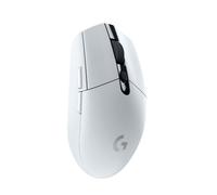 Logitech G305 LIGHTSPEED Wireless Gaming Mouse, HERO 12K Sensor, 12,000 DPI, Lightweight, 6 Programmable Buttons, 250h Battery Life, On-Board Memory, PC/Mac - White