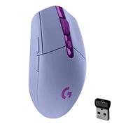 Logitech G305 LIGHTSPEED Wireless Gaming Mouse, HERO 12K Sensor, 12,000 DPI, Lightweight, 6 Programmable Buttons, 250h Battery Life, On-Board Memory, PC/Mac, Lilac