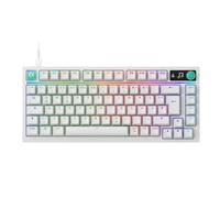 Logitech G316 X 75 Gaming Keyboard, 8 kHz Report Rate, Hot-Swappable Tactile Switches, Gasket Structure, LED Dot Matrix Display & Dial, Double Shot PBT Keycaps, USB-C, RGB LIGHTSYNC, for PC - Black