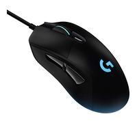 Logitech G403 HERO gaming mouse with HERO 25K DPI sensor, LIGHTSYNC RGB, light weight of 87g and optional 10g weight, PC/Mac - black