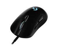 Logitech G403 Hero Wired Gaming Mouse, Hero 16K Sensor, 16000 DPI, RGB Backlit Keys, Adjustable Weights, 6 Programmable Buttons, On-Board Memory, Braided Cable, PC/Mac/Laptop - Black (German)