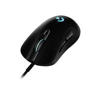 Logitech G403 HERO Wired Gaming Mouse, HERO 25K Sensor, 25,600 DPI, RGB Backlit Keys, Adjustable Weights, 6 Programmable Buttons, On-Board Memory, PC/Mac - Black