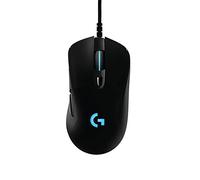 Logitech G403 Prodigy Wired Gaming Mouse, 12,000 DPI, RGB, Lightweight, 6 Programmable Buttons, On-Board Memory, Compatible with PC / Mac - Black