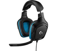 Logitech G432 Black/Blue Over the Ear Gaming Headset - DTS Headphone