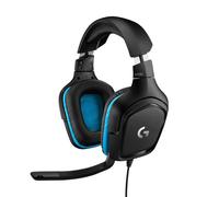 Logitech G432 Wired Gaming Headset 7.1 DTS Surround Flip To Mute Mic PC PS4