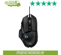 GBPG G502 HERO High Performance Gaming Mouse - Right-hand - Optical - USB Type-A - 16000 DPI - 1 ms - Black