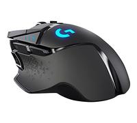 Logitech G502 LIGHTSPEED Wireless Gaming Mouse, HERO 16K Sensor, 16,000 DPI, RGB, Adjustable Weights, 11 Programmable Buttons, Long Battery Life, On-Board Memory, PC/Mac - Black (German Packaging)