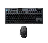 Logitech G502 X LIGHTSPEED Wireless Gaming Mouse + G915 TKL Tenkeyless LIGHTSPEED Wireless RGB Mechanical Gaming Keyboard, LIGHTFORCE, HERO 25K, PC/Windows/macOS - Black