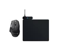 Logitech G502 X LIGHTSPEED Wireless Gaming Mouse + POWERPLAY charging system - mouse pad, LIGHTFORCE switches, HERO 25K sensor, POWERPLAY/PC/Windows/macOS - Black