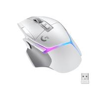 Logitech G502 X PLUS LIGHTSPEED Wireless RGB Gaming Mouse - Optical Mouse with LIGHTFORCE Hybrid Switches, LIGHTSYNC RGB, HERO 25K Gaming Sensor, Compatible with PC - macOS/Windows - White