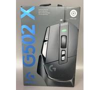 Logitech G G502 X Wired Gaming Mouse - LIGHTFORCE hybrid optical-mechanical primary switches, HERO 25K gaming sensor, compatible with PC, macOS or Windows - Black, New