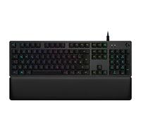 Logitech G513 RGB Backlit Mechanical Gaming Keyboard with Romer-G Tactile Key Switches (German QWERTZ Layout) - Carbon
