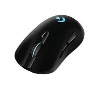 Logitech G703 LIGHTSPEED Wireless Gaming Mouse, 12,000 DPI, RGB, Lightweight, 6 Programmable Buttons, On-Board Memory, Long Battery Life, PC / Mac - Black (German Packaging)