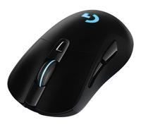 Logitech G703 LIGHTSPEED Wireless Gaming Mouse, HERO 25K Sensor, 25,600 DPI, RGB, Adjustable Weights, 6 Programmable Buttons, Long Battery Life, POWERPLAY-compatible, PC/Mac - Black