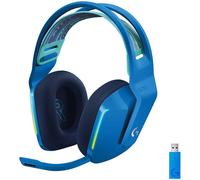 Logitech G733 LIGHTSPEED Wireless Gaming Headset with suspension headband, LIGHTSYNC RGB, Blue VO!CE mic technology and PRO-G audio drivers,