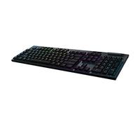 Logitech G915 LIGHTSPEED Wireless Mechanical Gaming Keyboard, Linear GL Key Switch with Flat Profile, Lightsync RGB, Ultra Slim Design, 30+ Hours Battery Life, German QWERTZ Layout