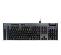 Logitech G915 X Wired Mechanical Gaming Keyboard - Low-Profile, GL Brown Switches, RGB, UK QWERTY, Black